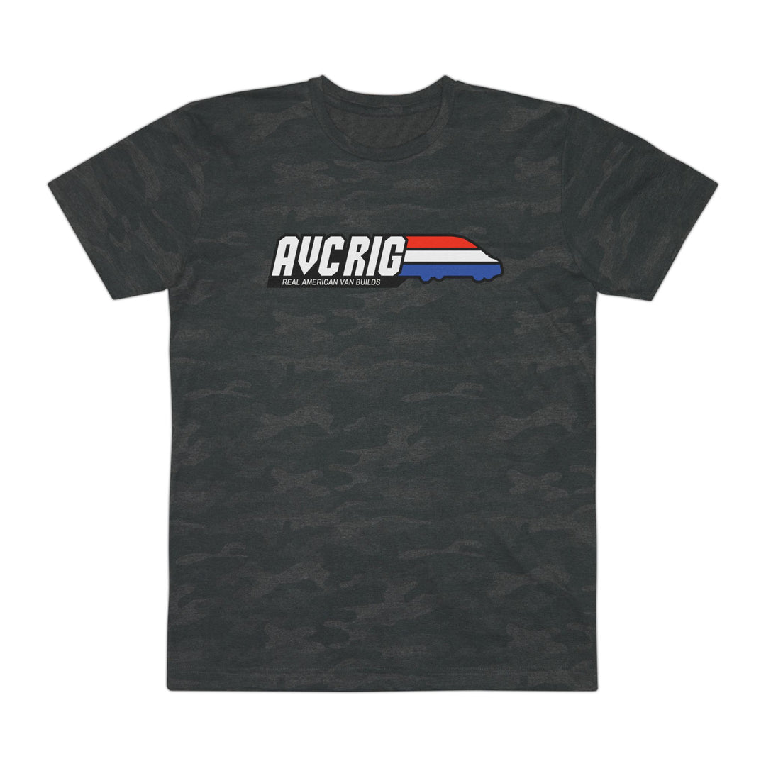 AVC RIG "Real American Van Builds" Tee - Dark Camo Edition