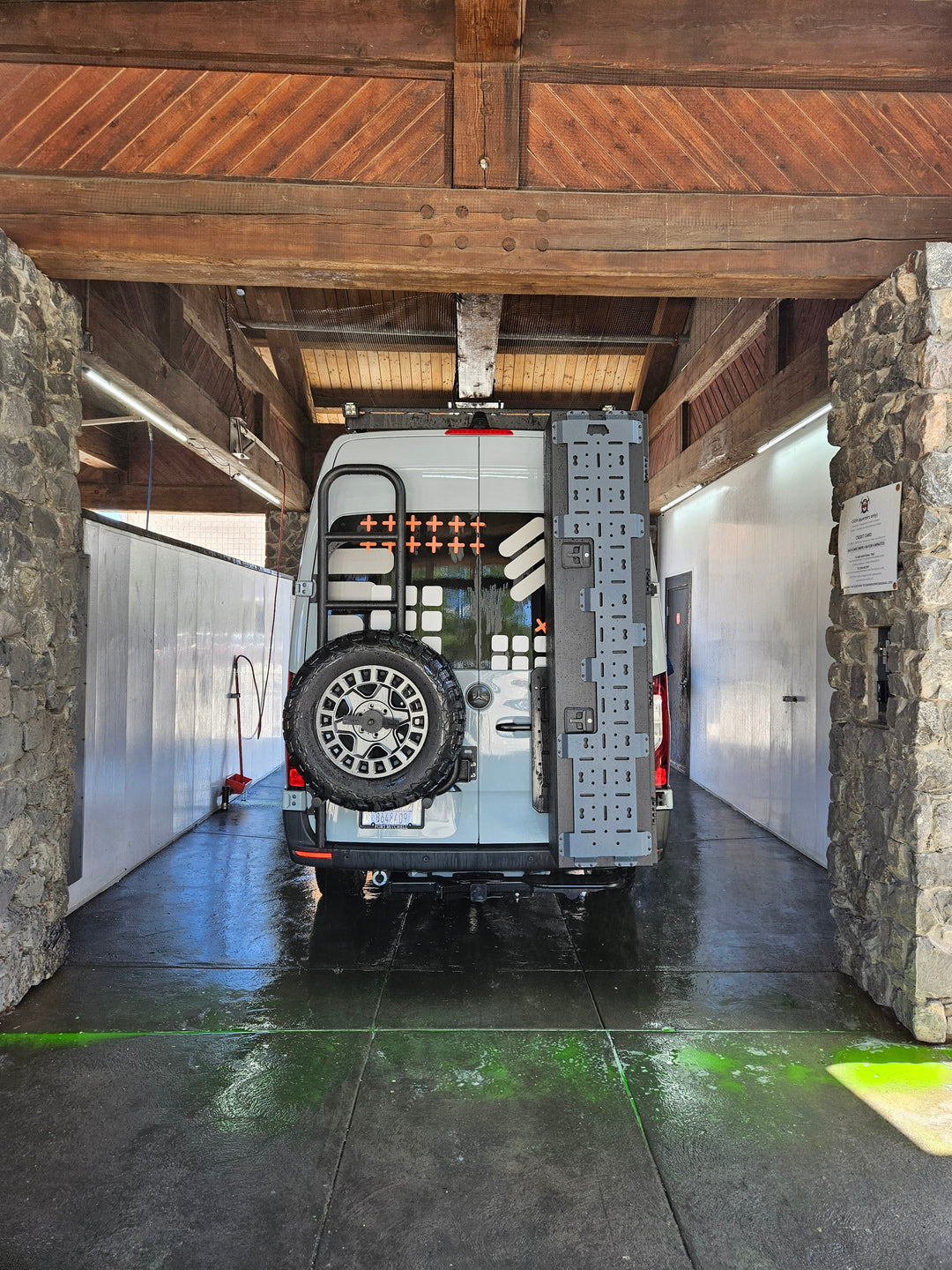 Rover Vans Ski/Snowboard Box for Van Rear