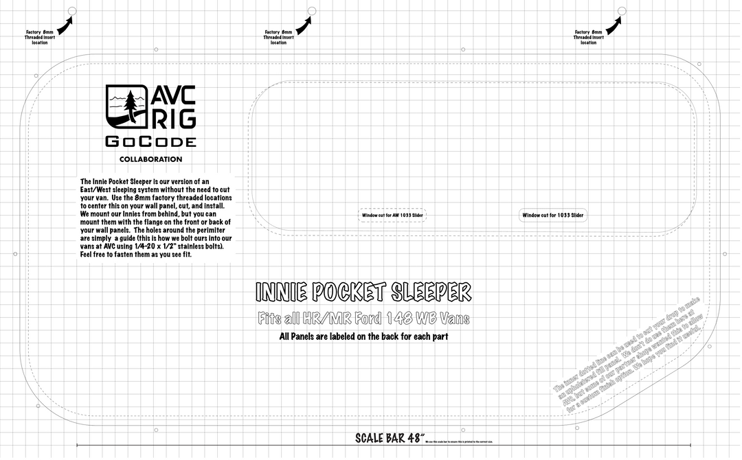 Ford Transit Innie Sleeper: Passenger-Side