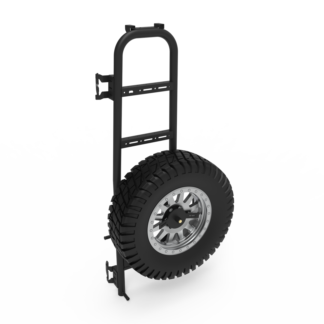 2025 Design Rover Vans Tire Carrier & Ladder Combo for Ford Transit