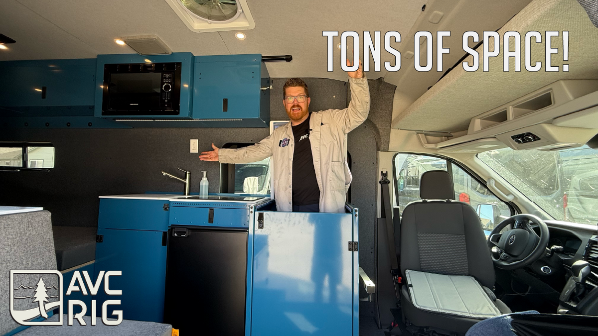 Van Tour Spotlight: Inside Our Latest Custom Aluminum Shower Cabinet | 2025 Ford Transit Build