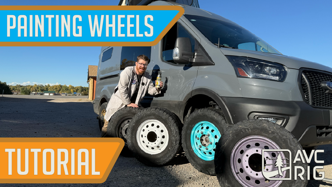 The Ultimate DIY: Spray Painting Your Ford Transit Steelies
