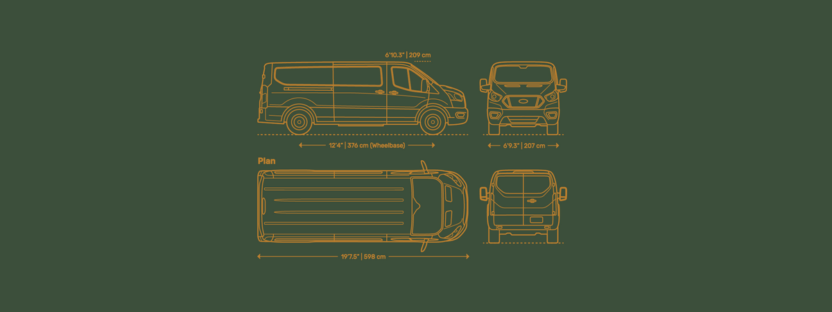 Ford Transit Low Roof 148 blueprint