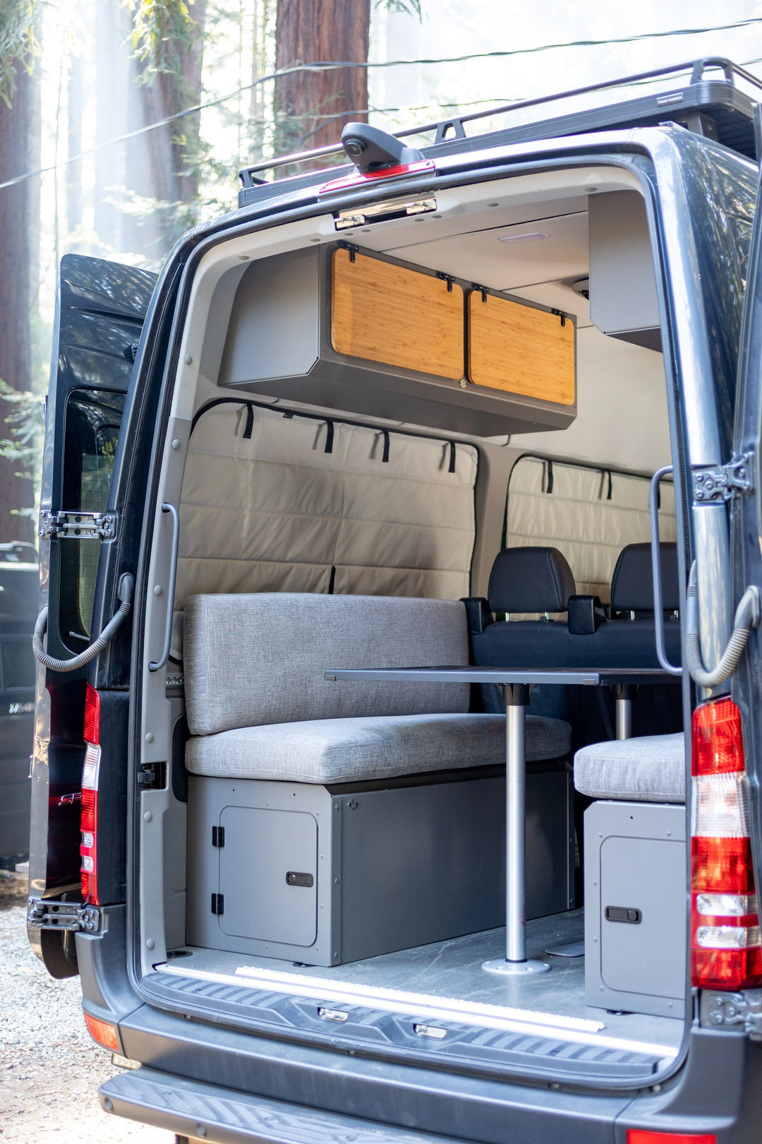 Mercedes Sprinter Stealth Passenger Van Middle Window Covers - AVC RIG