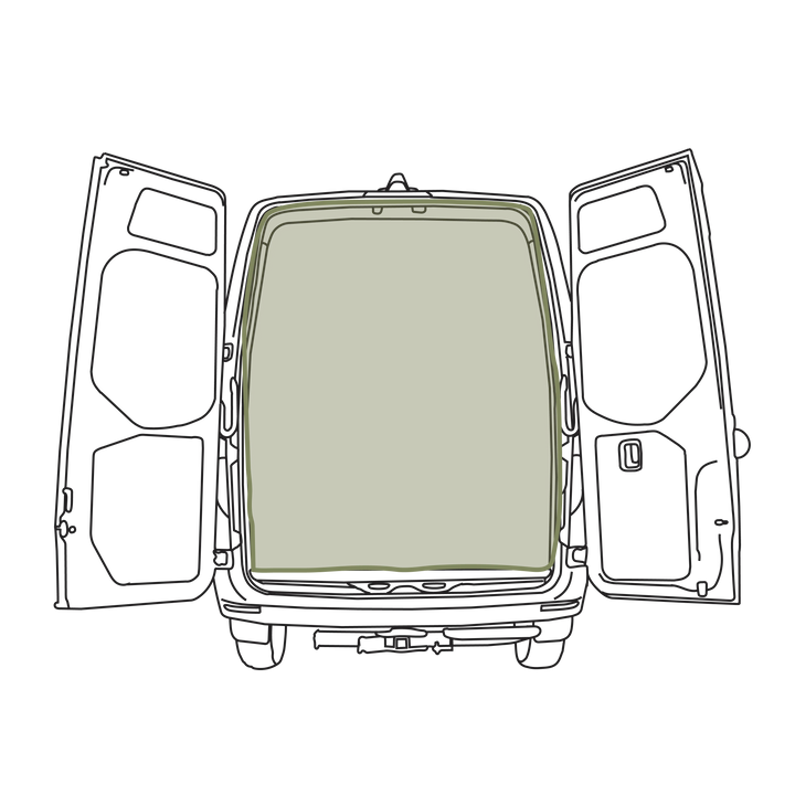 Mercedes Sprinter Bug Screen - Rear Door - AVC RIG