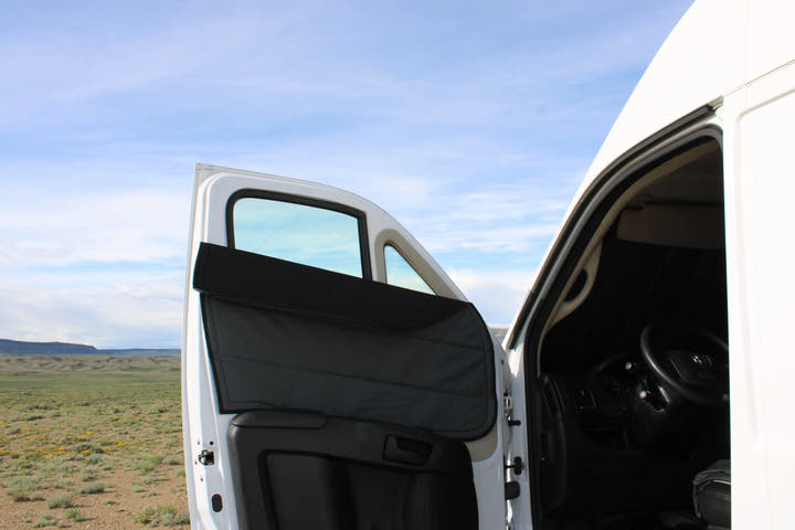 Ram Promaster Stealth Front Door Window Covers (Pair) - AVC RIG