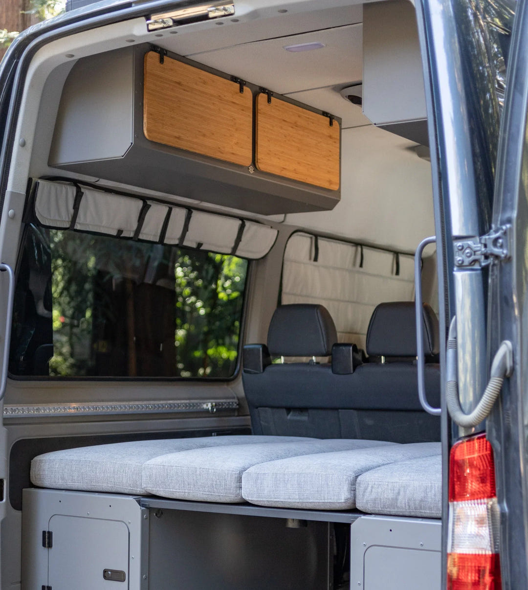 Mercedes Sprinter Stealth Passenger Van Rear Qtr Window Covers - AVC RIG