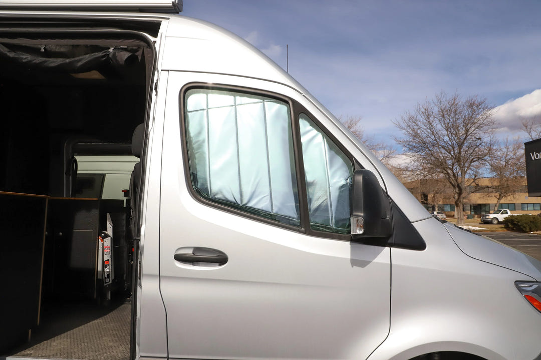Mercedes Sprinter Reflective Front Door Window Cover (Pair) - AVC RIG