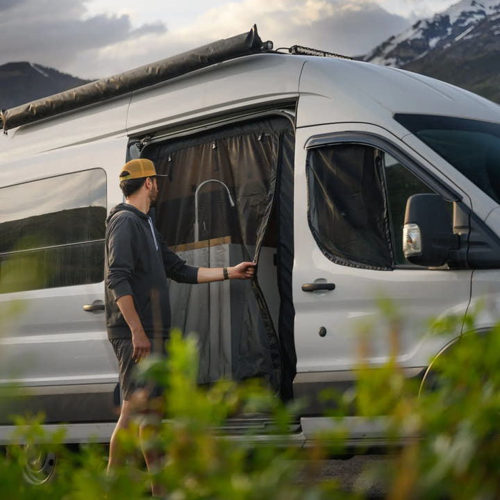 Ford Transit Bug Screen - Front Door (Pair) - AVC RIG