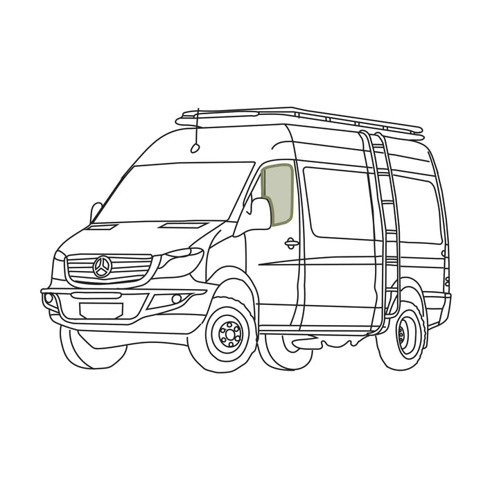 Mercedes Sprinter Bug Screen - Front Doors (Pair) - AVC RIG