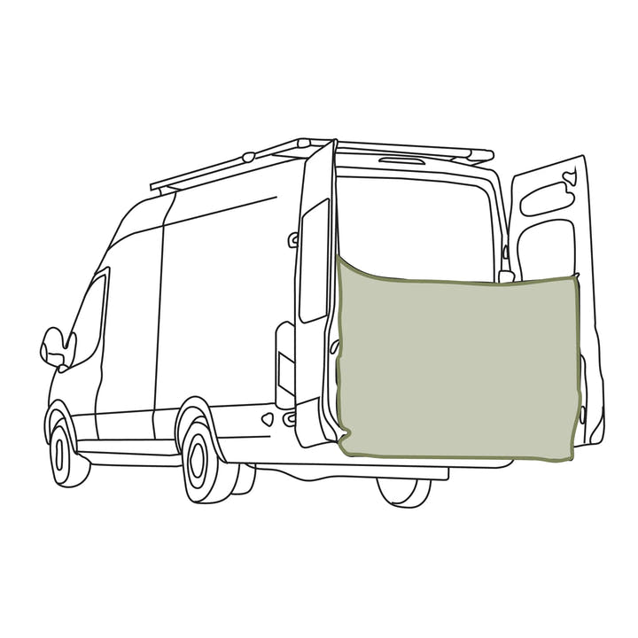 Rear Door Shower Screen - AVC RIG
