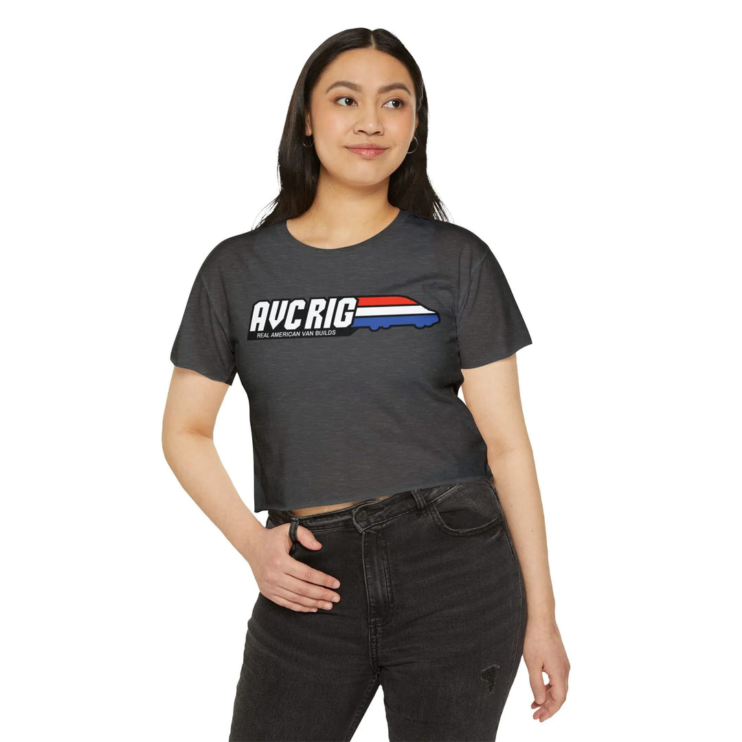 AVC RIG "Real American Van Builds" Tee - Cropped Edition - AVC RIG
