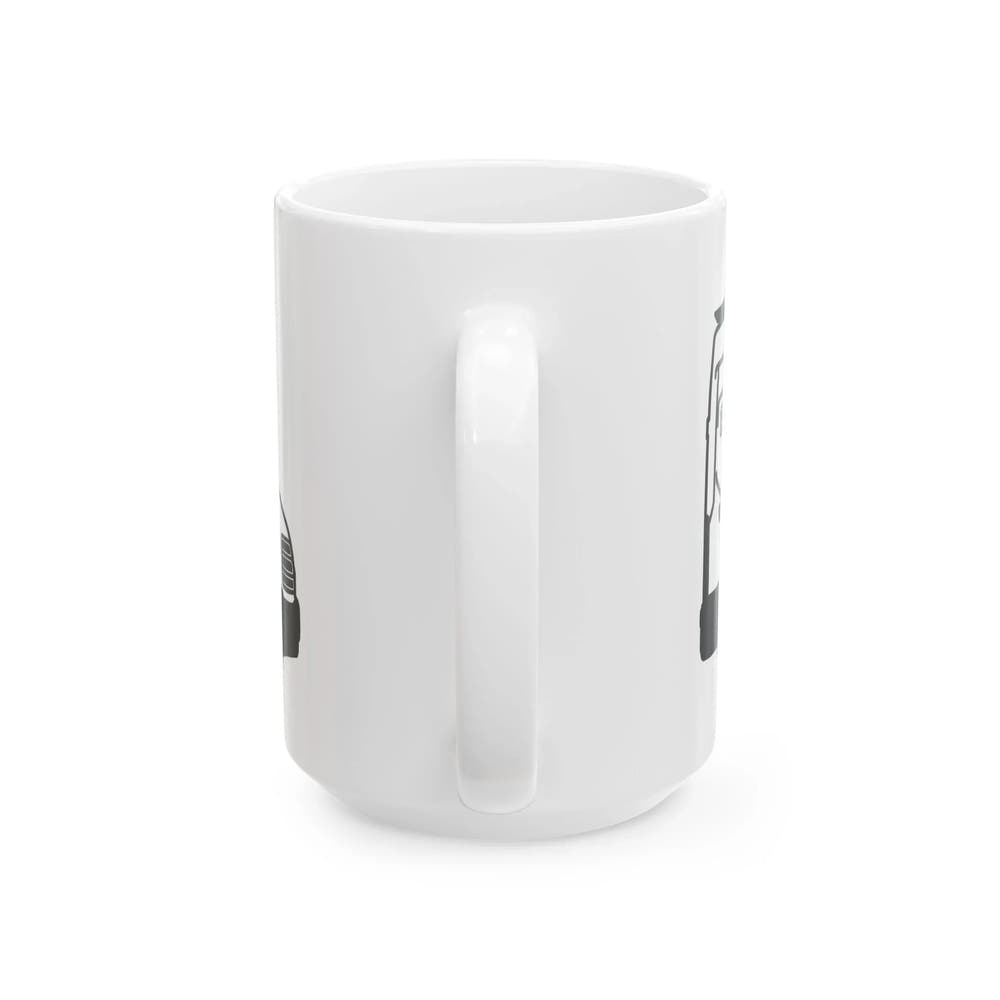 Black N White Van Ceramic Mug, (11oz, 15oz) - AVC RIG