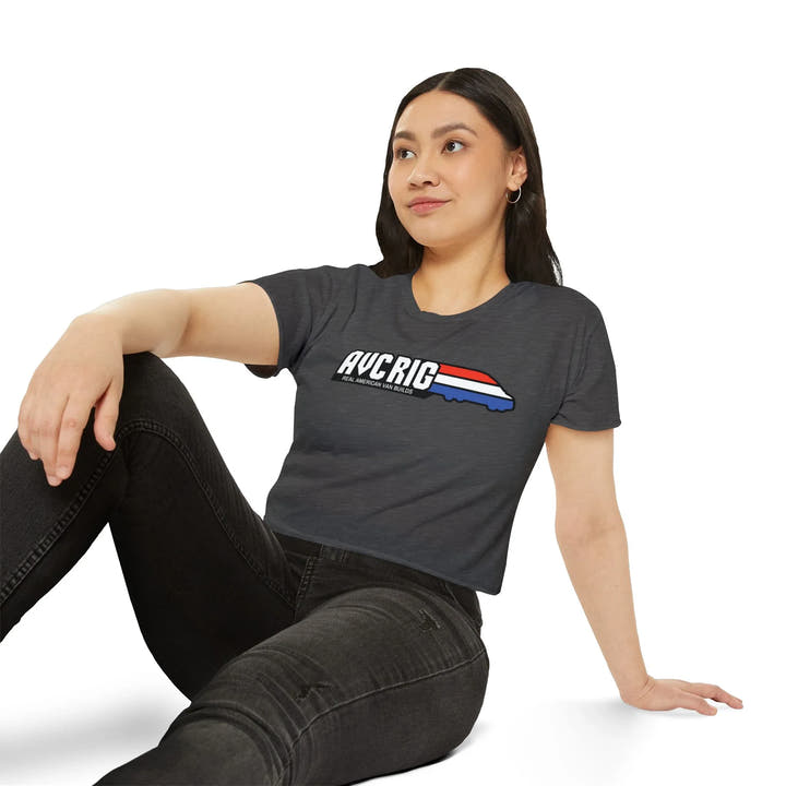 AVC RIG "Real American Van Builds" Tee - Cropped Edition - AVC RIG