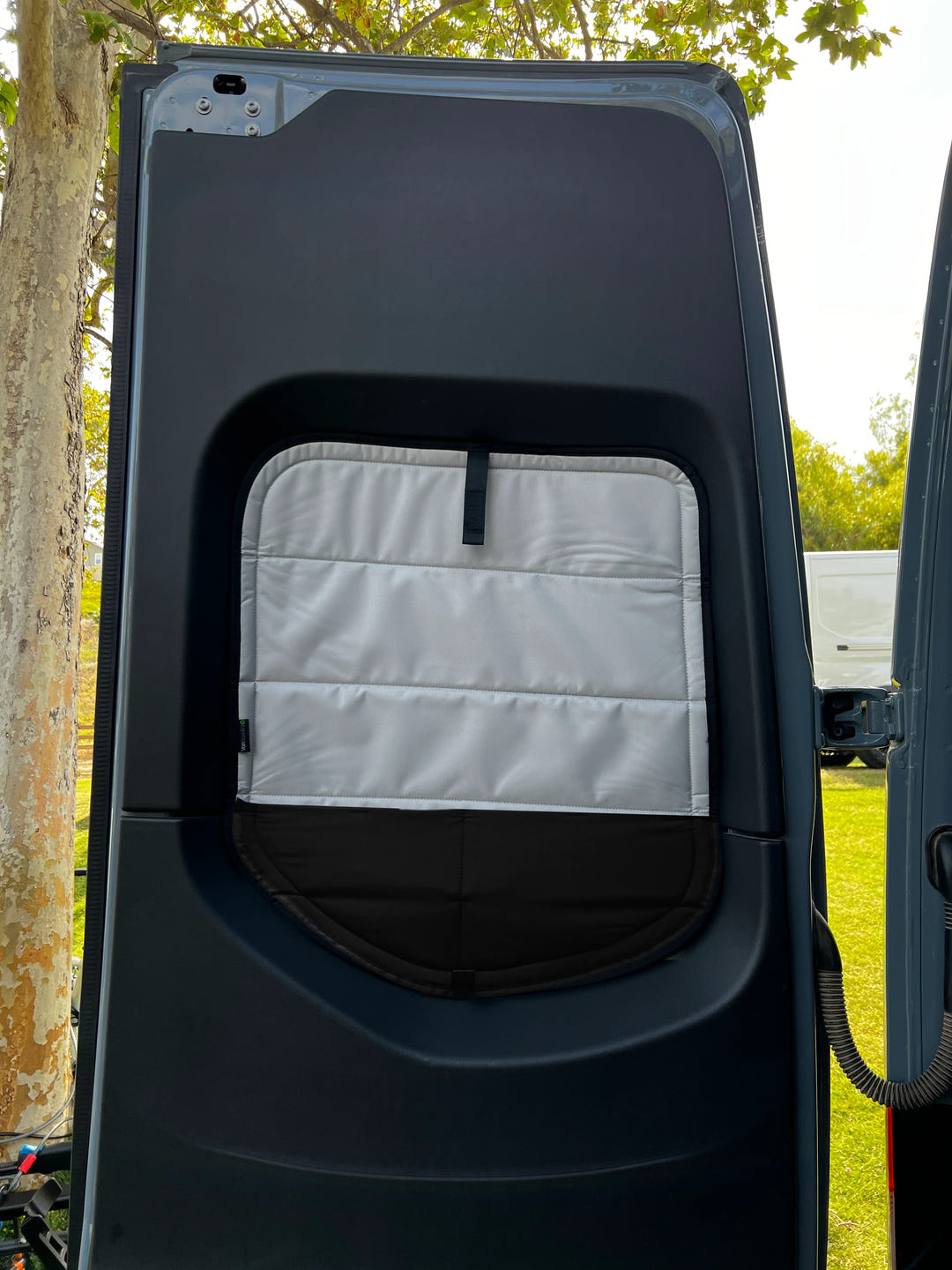 Mercedes Sprinter Stealth Rear Door Window Covers (Pair) - AVC RIG