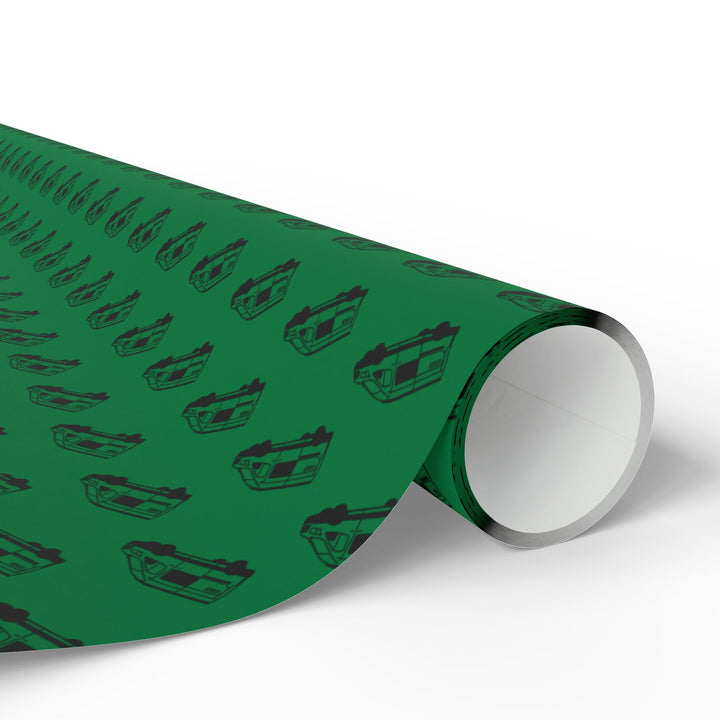AVC Green Van logo wrapping paper