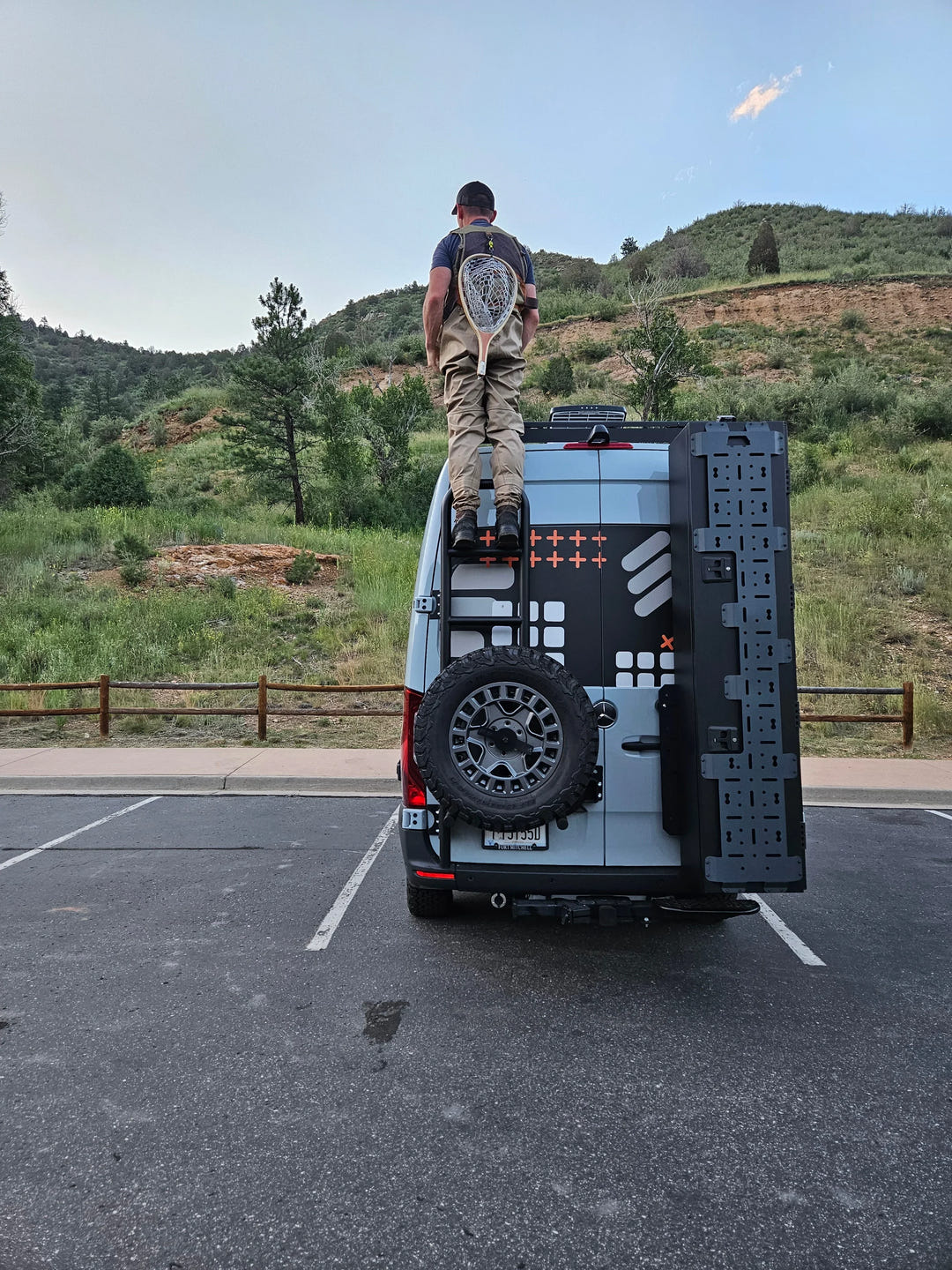 Rover Vans Ski/Snowboard Box for Van Rear - AVC RIG
