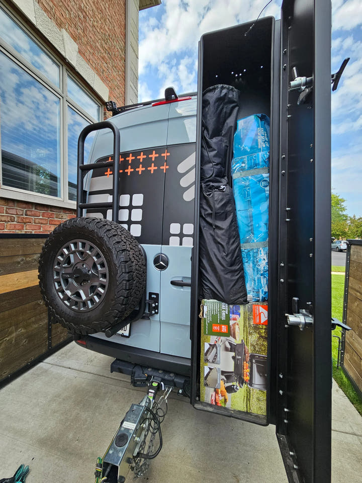 Rover Vans Ski/Snowboard Box for Van Rear - AVC RIG