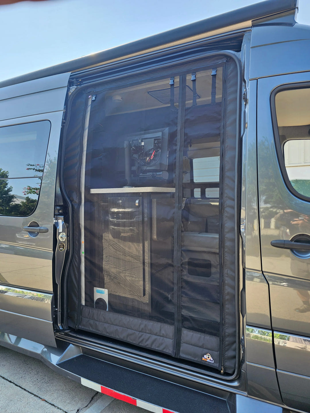 07-2024 Mercedes Sprinter Side Sliding Door Insect Screen - AVC RIG