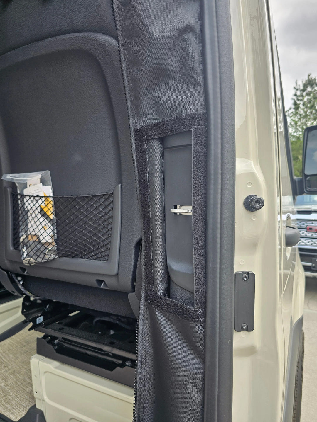 2025+ Mercedes Sprinter Side Sliding Door Insect Screen with New Door Latch - AVC RIG