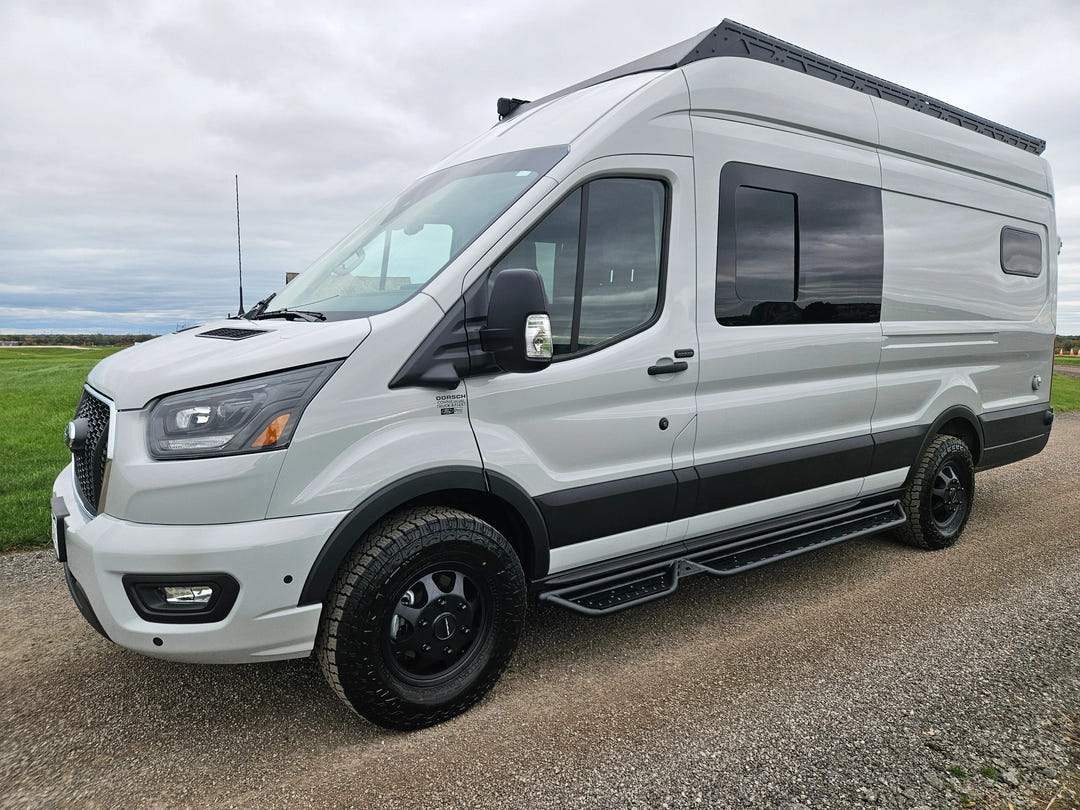 Rover Vans Side Steps for Ford Transit - AVC RIG