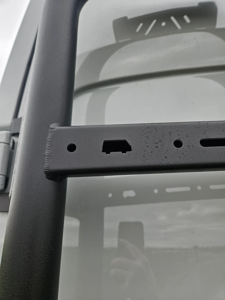 2025 Design Rover Vans Tire Carrier &amp; Ladder Combo for Ford Transit - AVC RIG