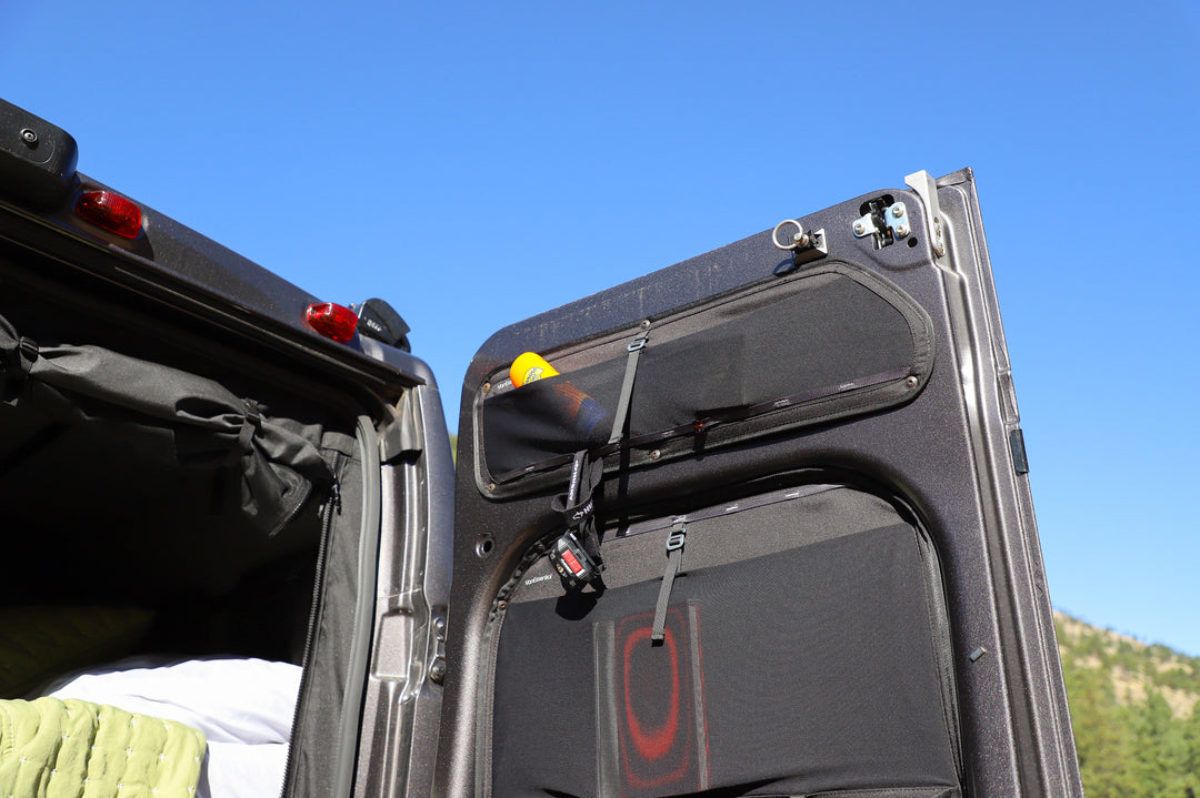 Ram Promaster Upper Rear Door Storage Panels (Pair)