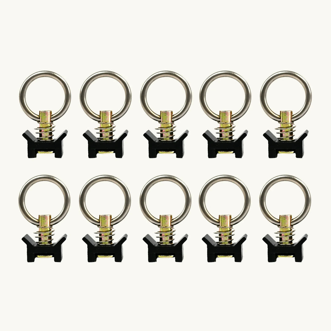 Venture L-Track Adjustable Tie Down Ring (10 Pack)