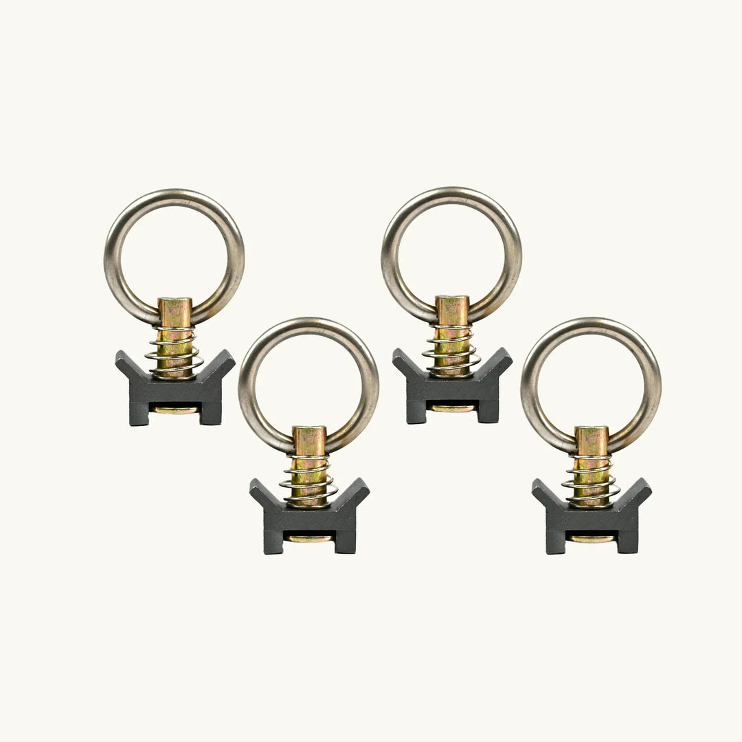 Venture L-Track Adjustable Tie Down Ring (4 Pack) - AVC RIG