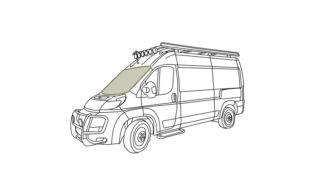 Ram Promaster Reflective Front Windshield Cover