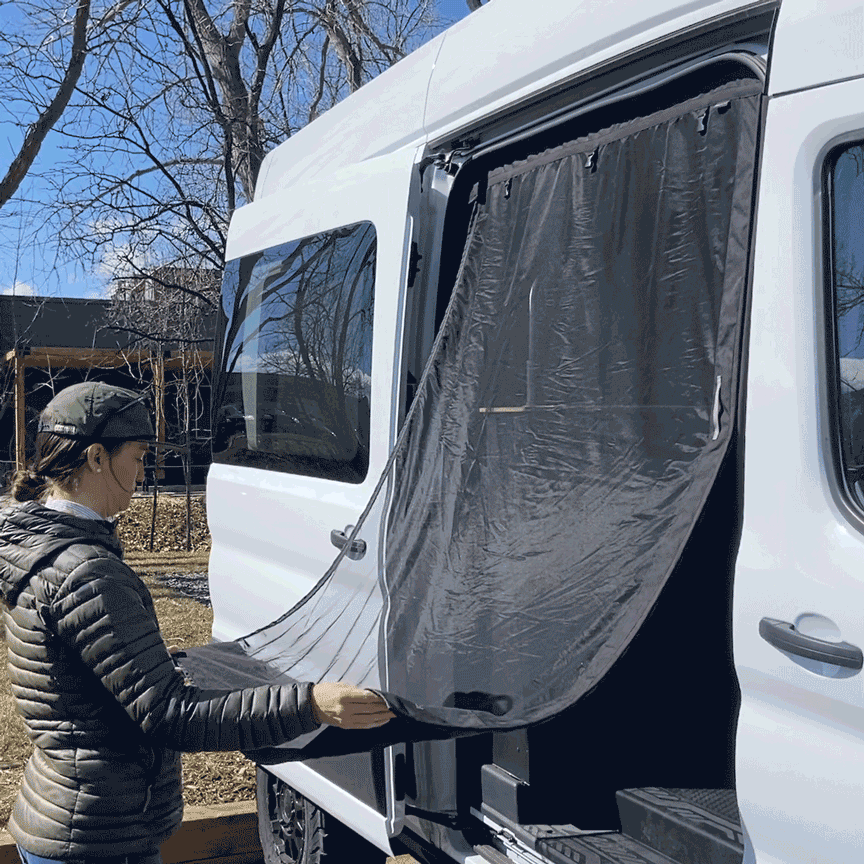 Ford Transit Bug Screen - Sliding Door - AVC RIG