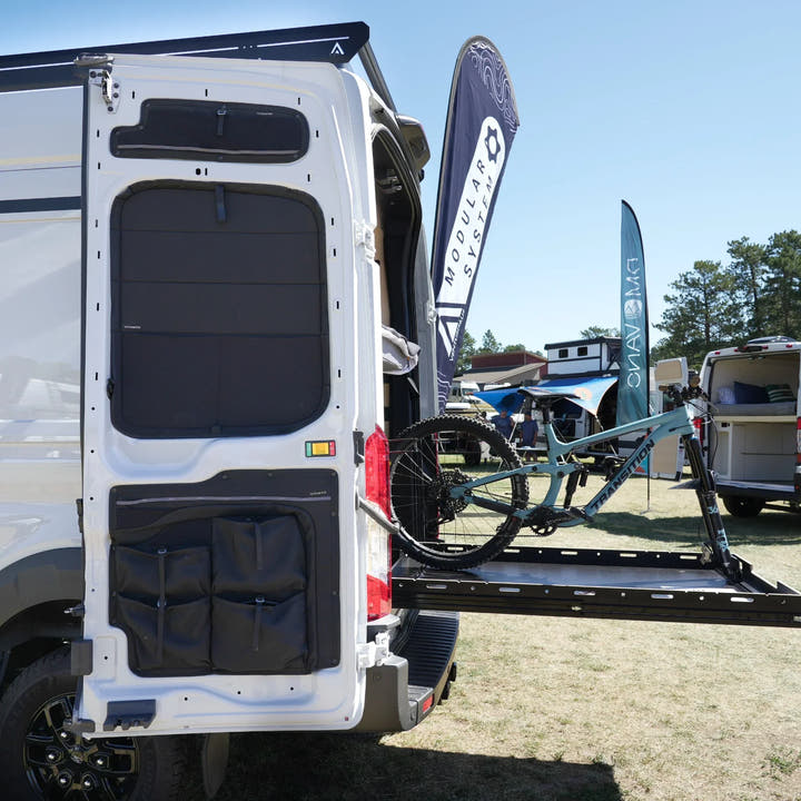 Ford Transit Stealth Rear Door Window Covers (Pair) - AVC RIG