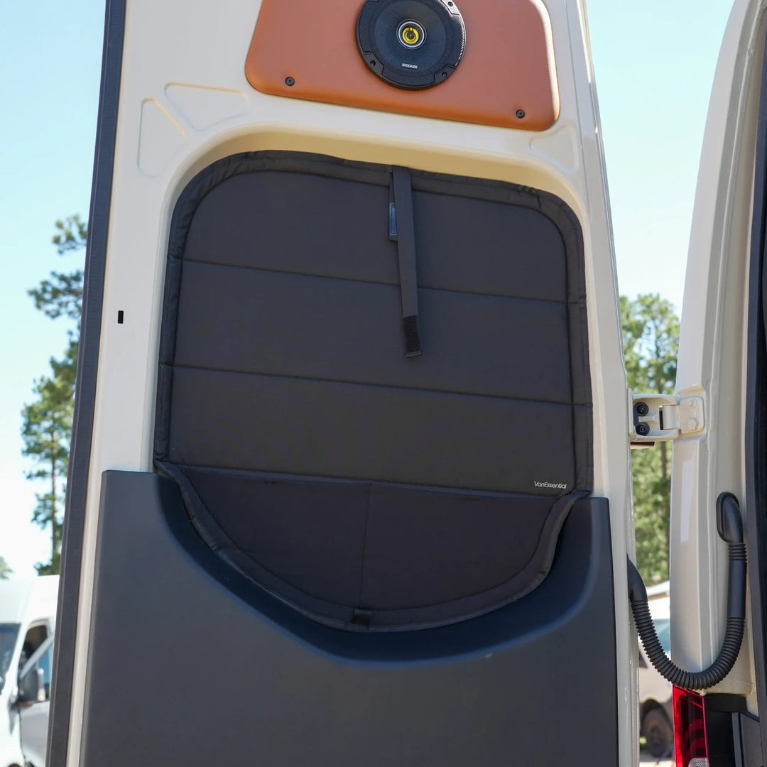 Mercedes Sprinter Stealth Rear Door Window Covers (Pair) - AVC RIG