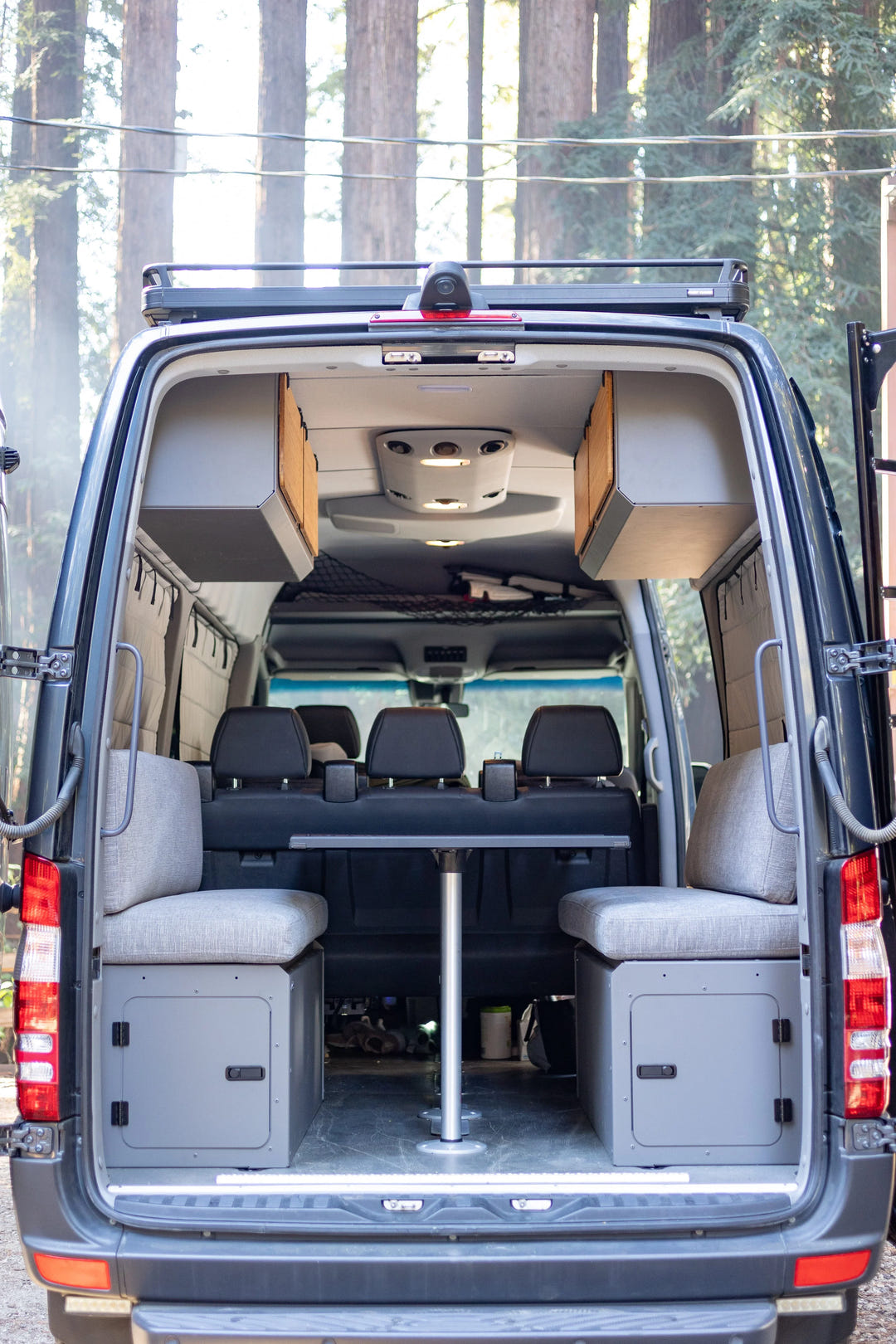Mercedes Sprinter Stealth Passenger Van Rear Qtr Window Covers - AVC RIG