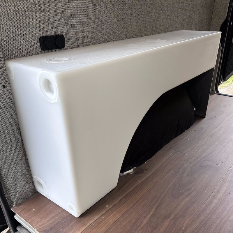 NW Conversions 19 Gallon Slim Dually Wheel Well Water Tank (SP-DU-19)