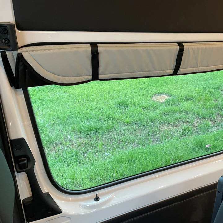 Mercedes Sprinter Stealth Sliding Door Window Cover - AVC RIG