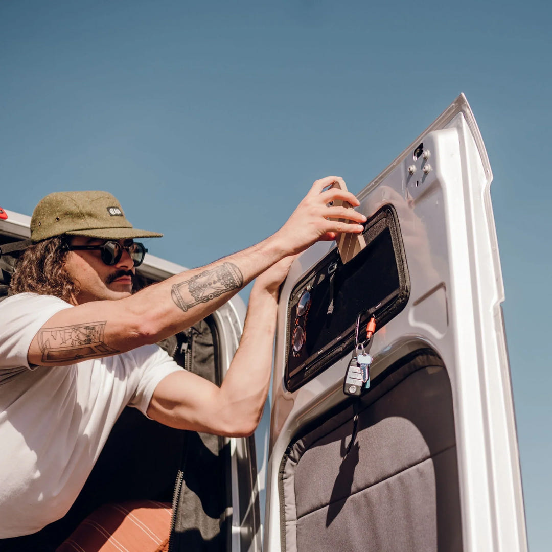 Mercedes Sprinter Upper Rear Door Storage Panels (Pair) - AVC RIG