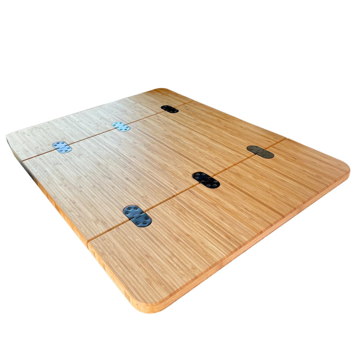 Folding Bamboo Lagun Table 3/4" Thick For Camper Vans and RVs - AVC RIG
