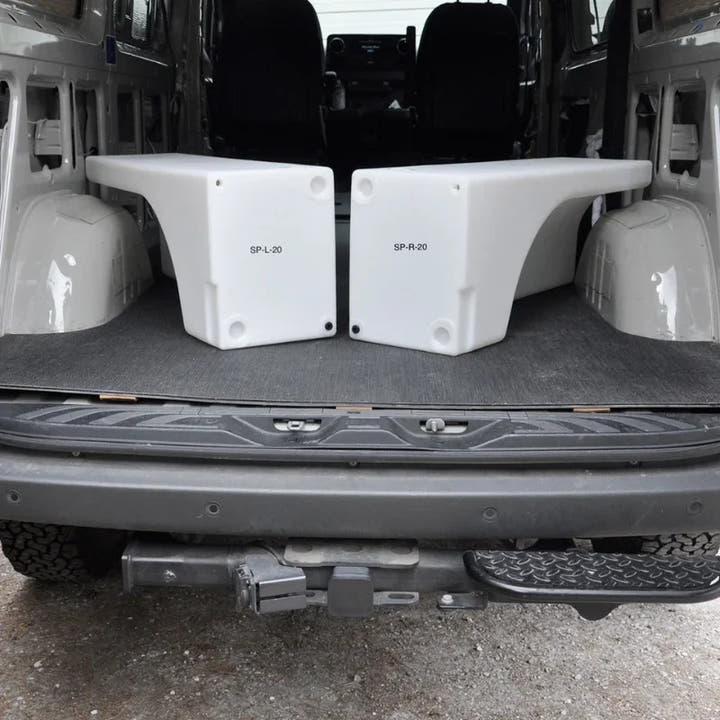 20-Gallon Wheel Well Water Tank - Left (SP-L-20) - AVC RIG