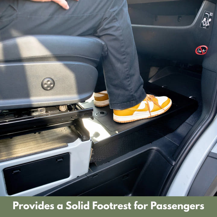 Sprinter Footrest Storage - AVC RIG