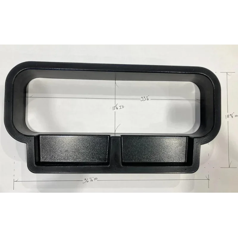 Ram Promaster Bunk Window Trim Ring with Storage Cubbies - AVC RIG