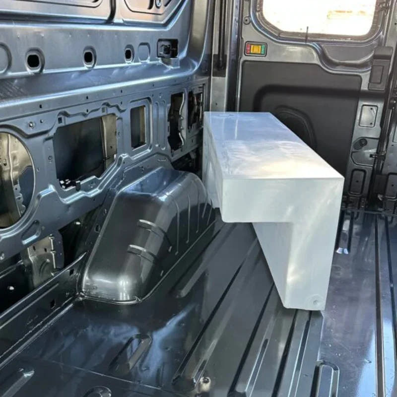 24-Gallon Ford Transit Wheel Well Water Tank - Right (TR-R-24) - AVC RIG