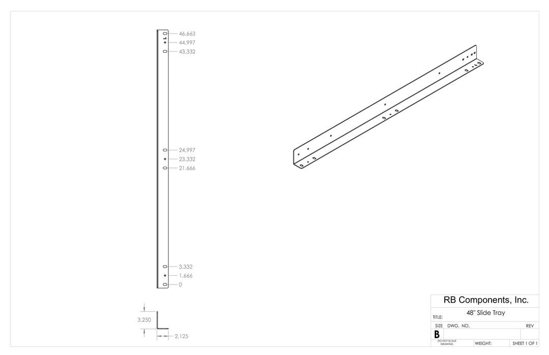 48" DIY Slide Tray Kit - AVC RIG