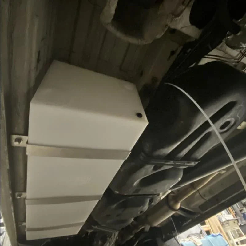 22-Gallon Mercedes Sprinter Driver Side Undercarriage Water Tank (SP-UC-22) - AVC RIG