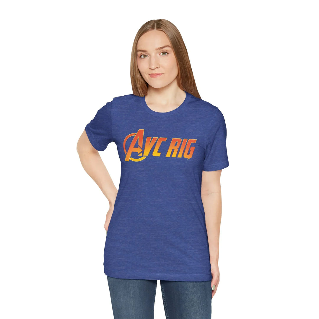 Comic Hero Unisex Jersey Tee - Super Hero Protector Team Up AVC Rig Theme - AVC RIG