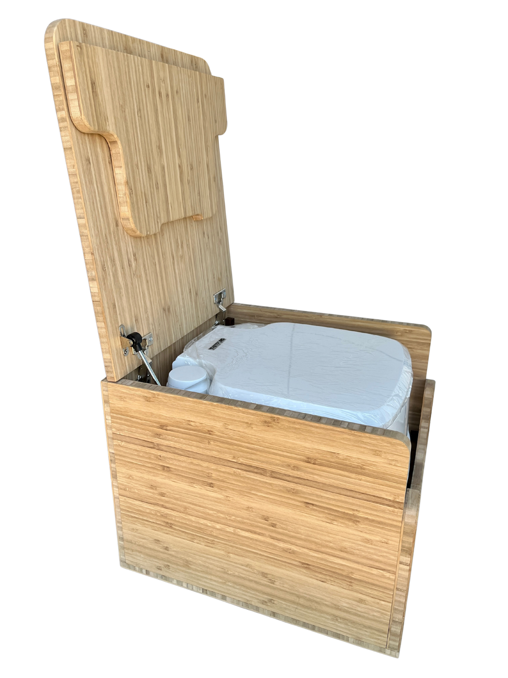 Porta Potti 345/135 Bamboo Toilet Lift top Cabinet Flat Pack Kit - AVC RIG