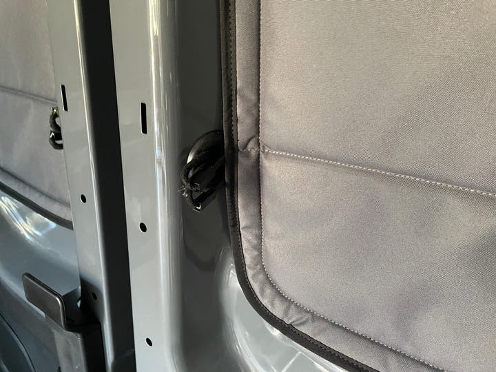 Ford Transit Stealth Rear Door Window Covers (Pair) - AVC RIG