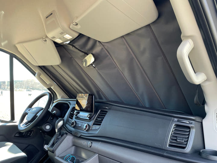 Ford Transit Stealth Front Windshield Cover - AVC RIG