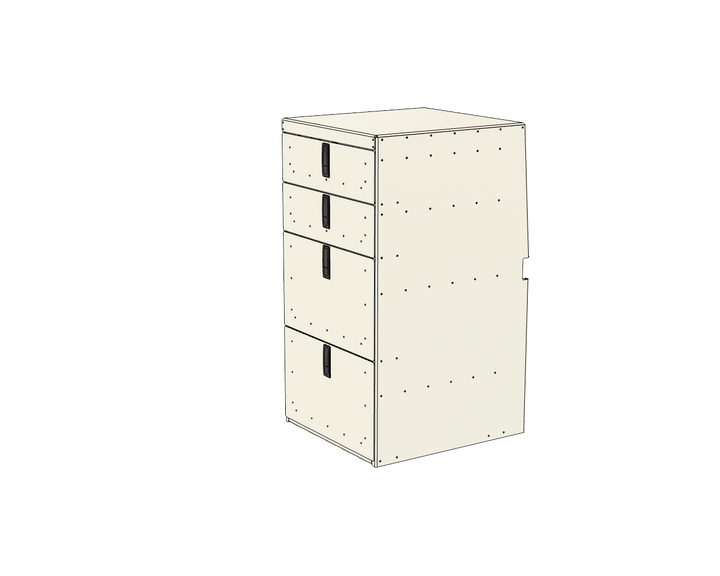 Aluminum Drawer Cabinet