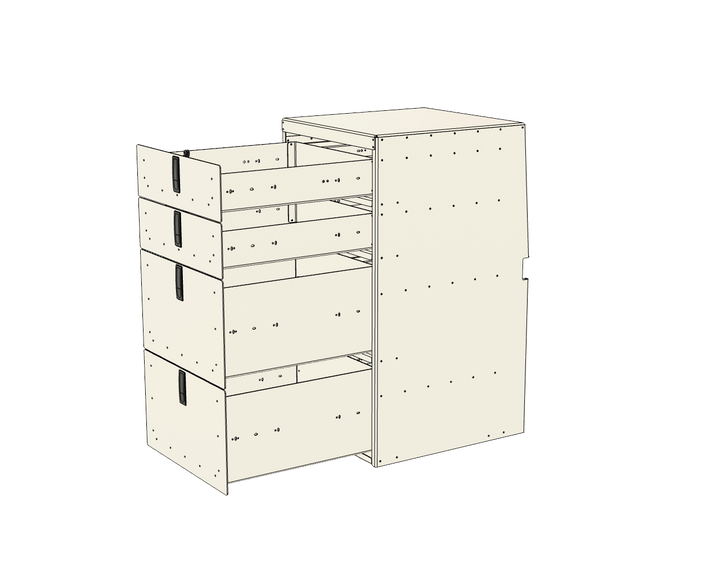 Aluminum Drawer Cabinet